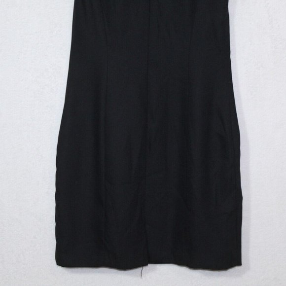 Vintage 90s Petite Sophisticate black sheath mini dress - Picture 11 of 11
